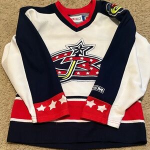 Official Blue Jackets jersey boys s/m